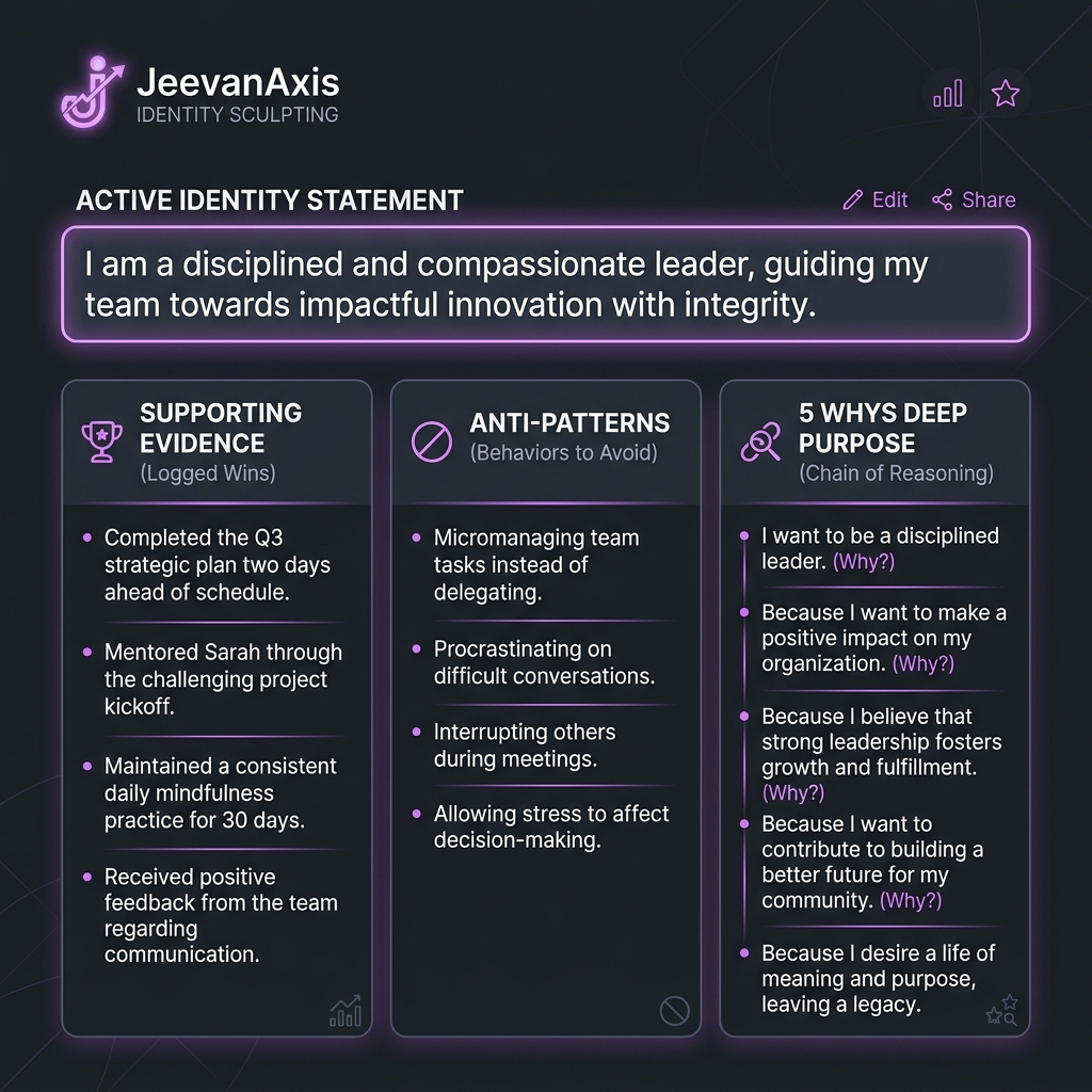 JeevanAxis Identity Sculpting