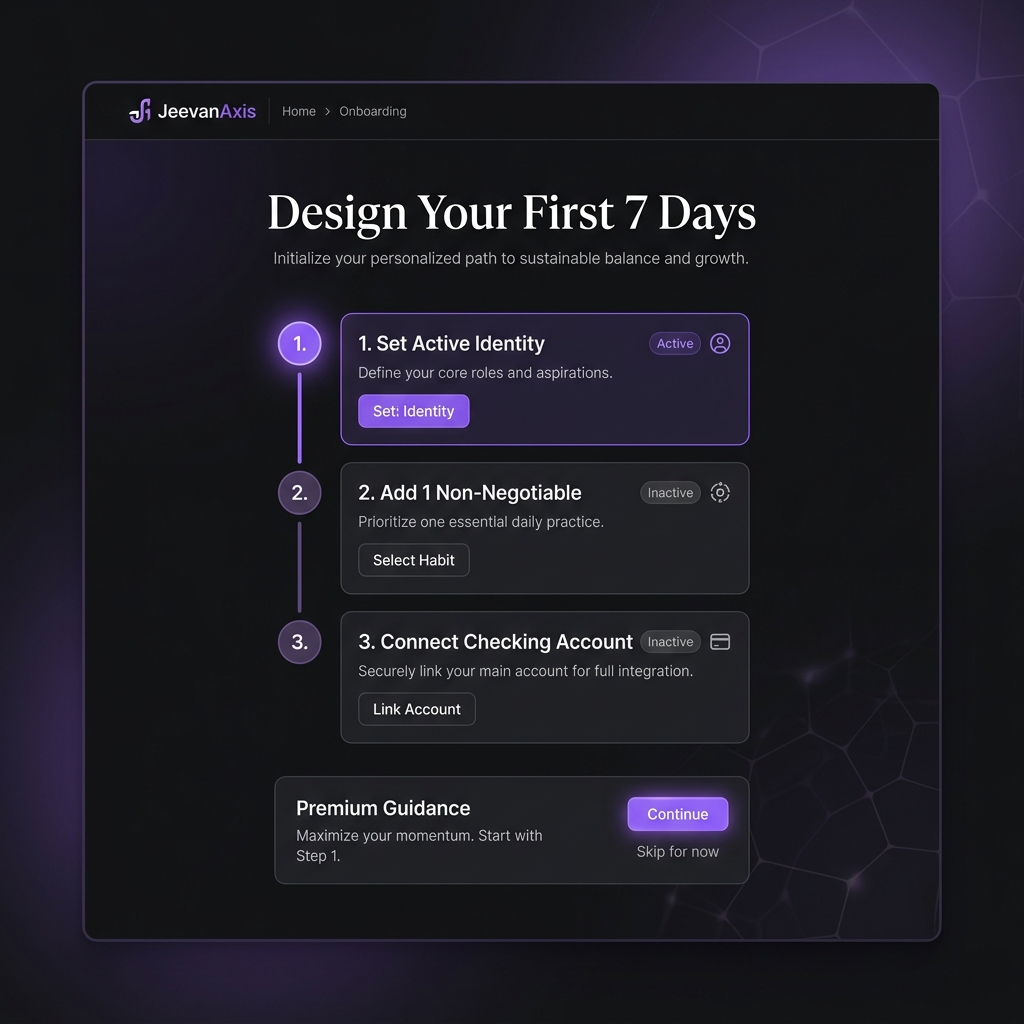 JeevanAxis Onboarding Flow
